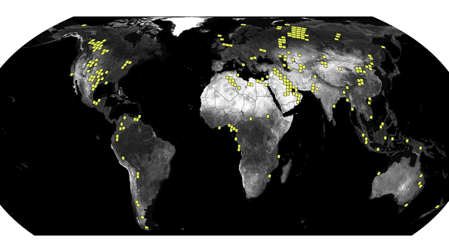 MethaneSAT target areas