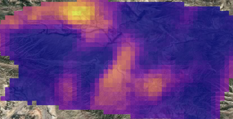MethaneSAT Uinta Basin Methane Data